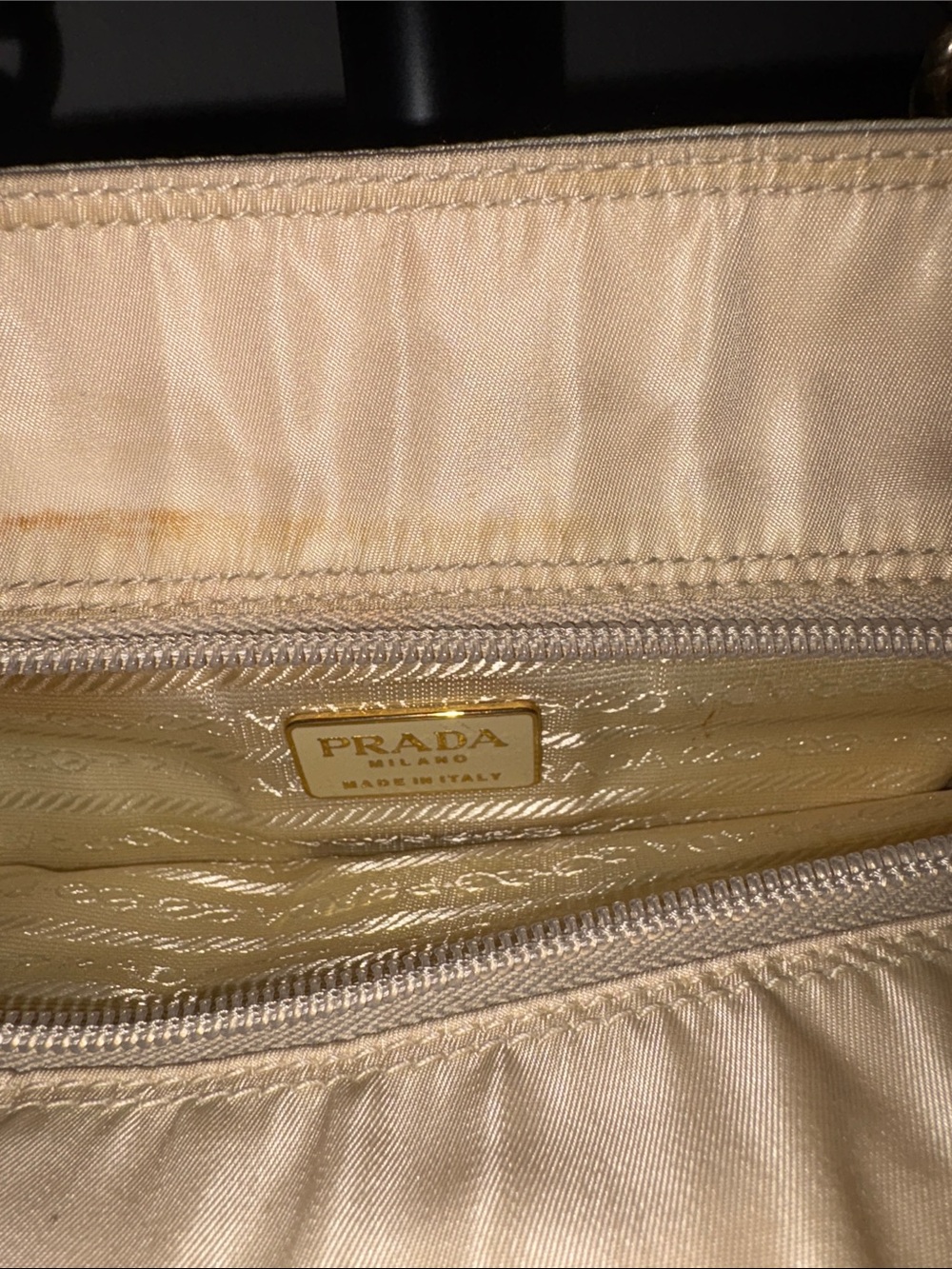 Prada 2000-2013 Tessuto Metal Handle Handbag - Picture 7 of 9